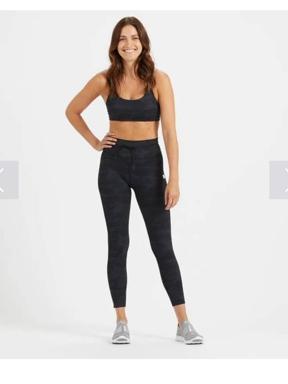 Vuori Black Camo High-Rise Daily Legging